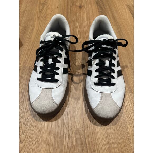 ADIDAS VL Court 3.0 White & Black Sneakers Size 9 main image 7